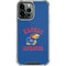 University of Kansas Jayhawks Mascot iPhone 13 Pro Max Clear Case